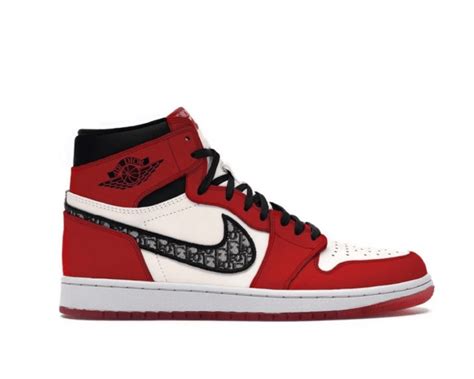 dior x jordan red|Dior x jordan 1 price.